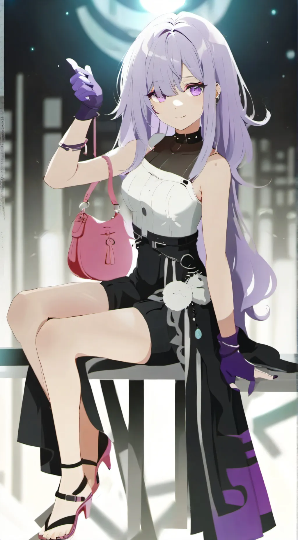 ai character: GLITCHED Clonia background