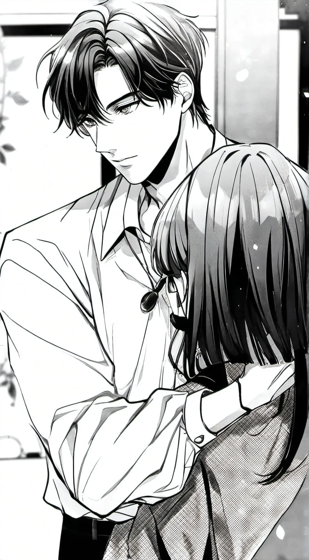 ai character: MHA girls love you background