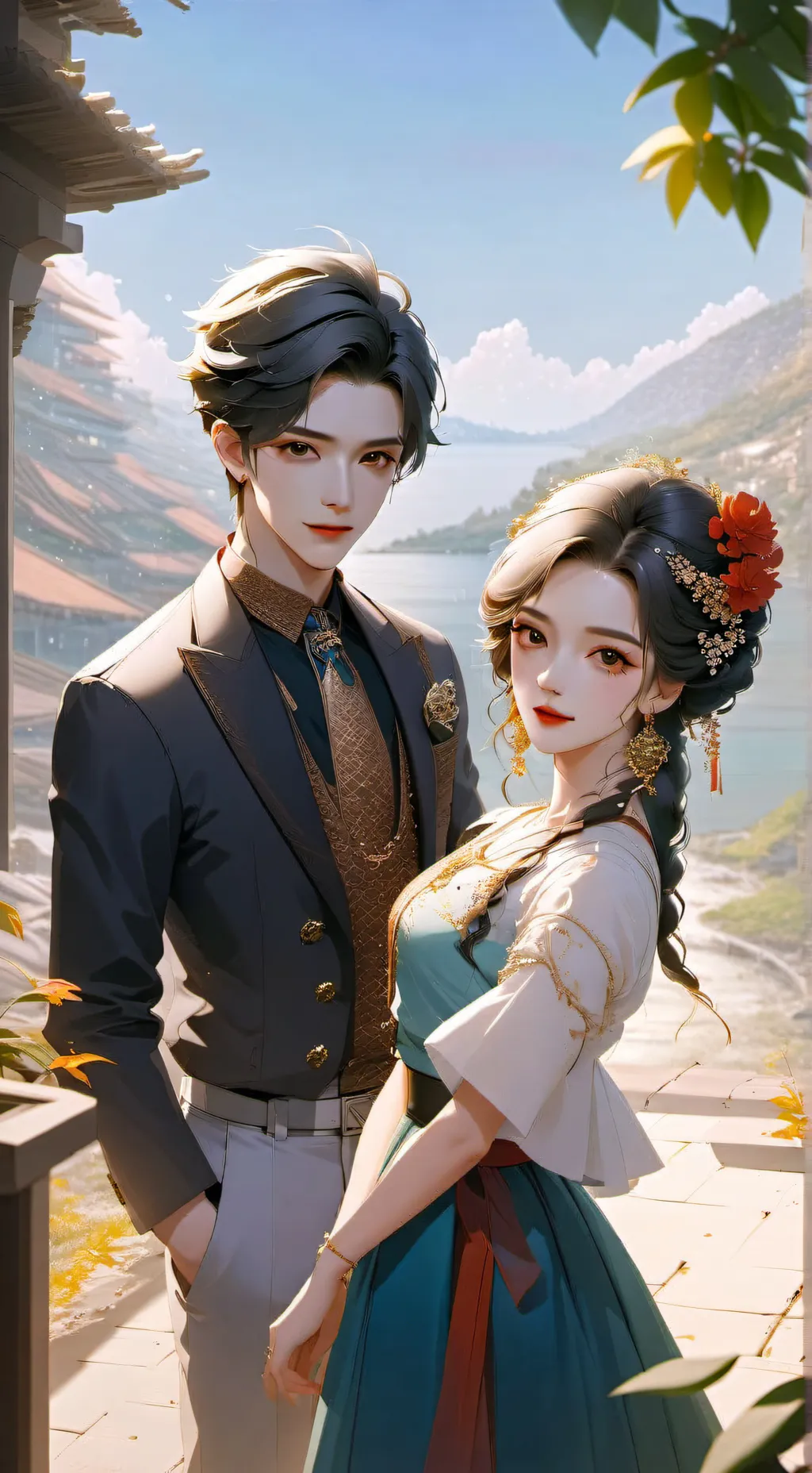 ai character: cam background