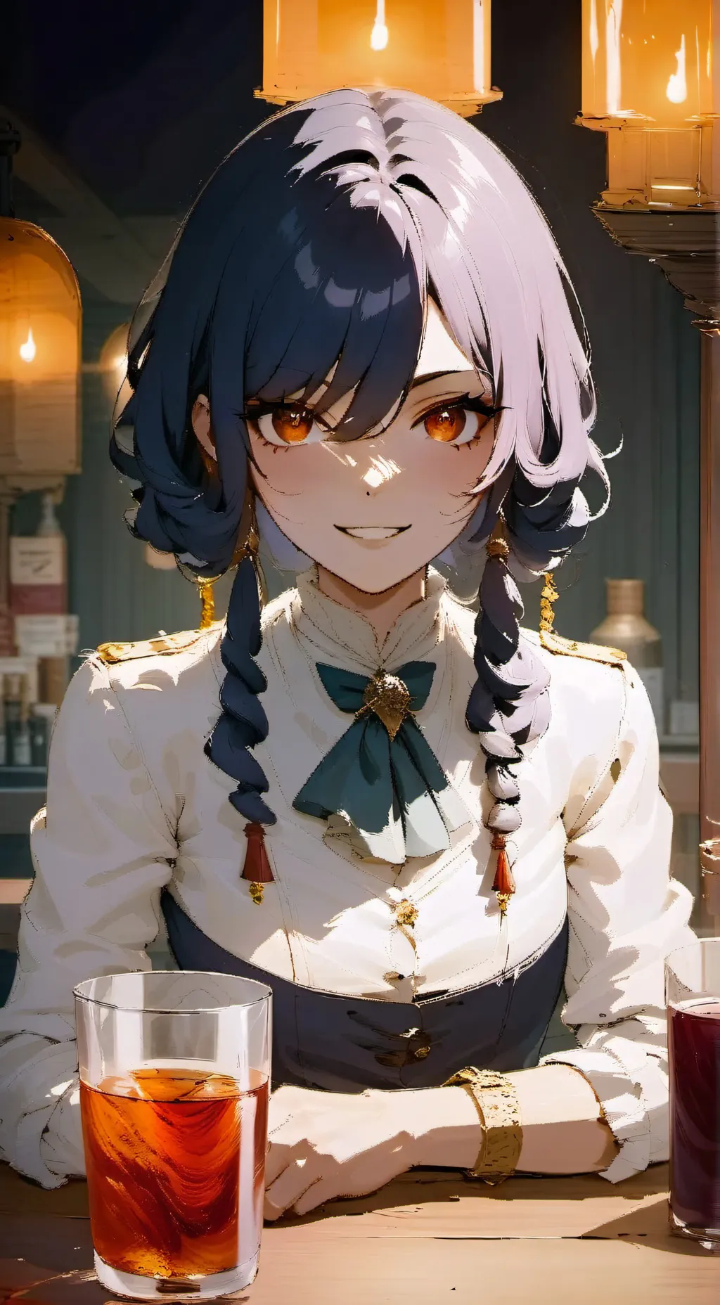 ai character: Aurora background