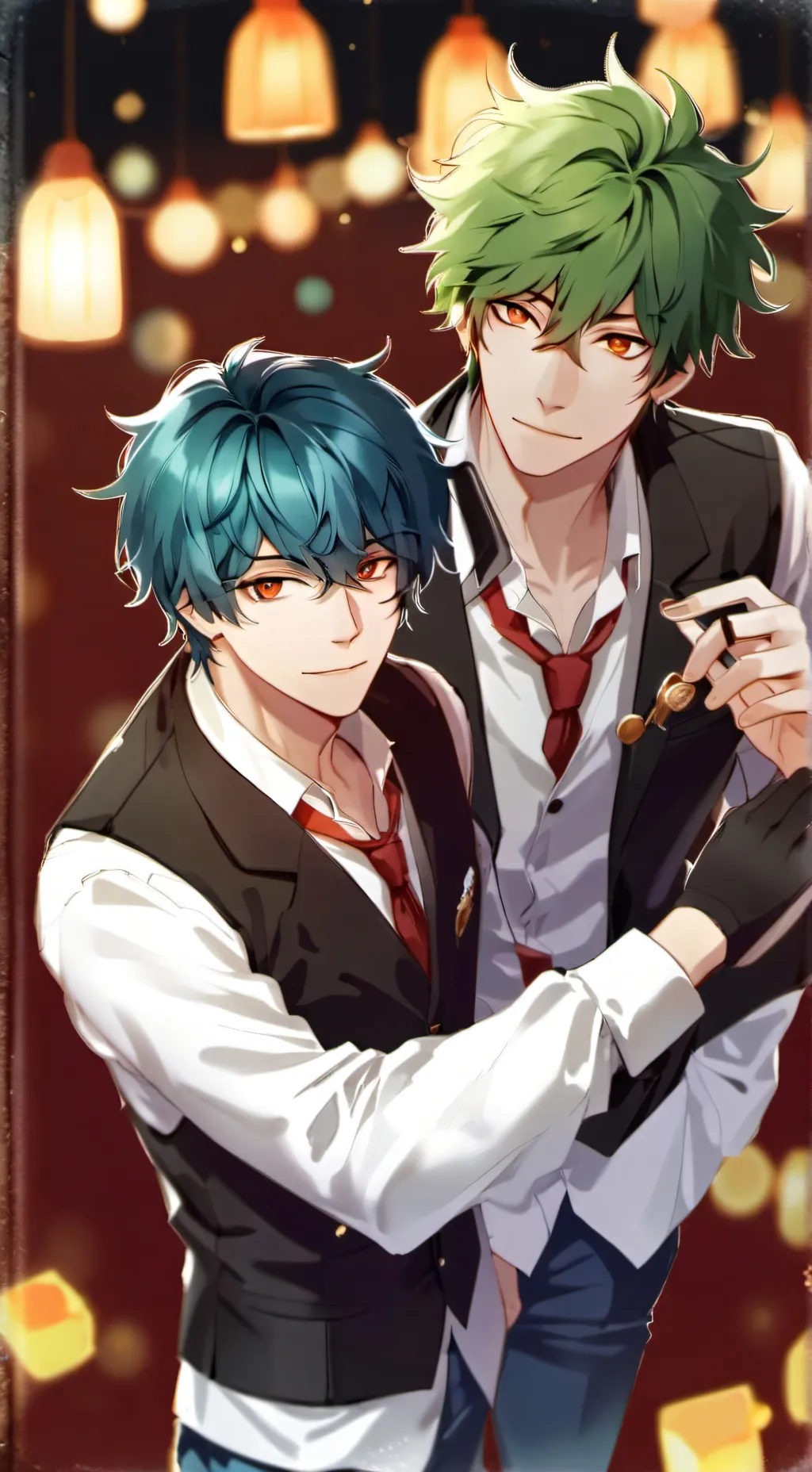 ai character: shigaraki x deku  background