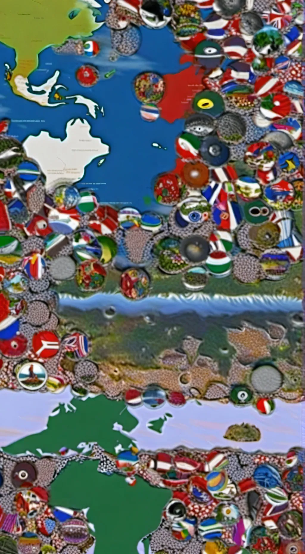 ai character: CountryBall (CB) background