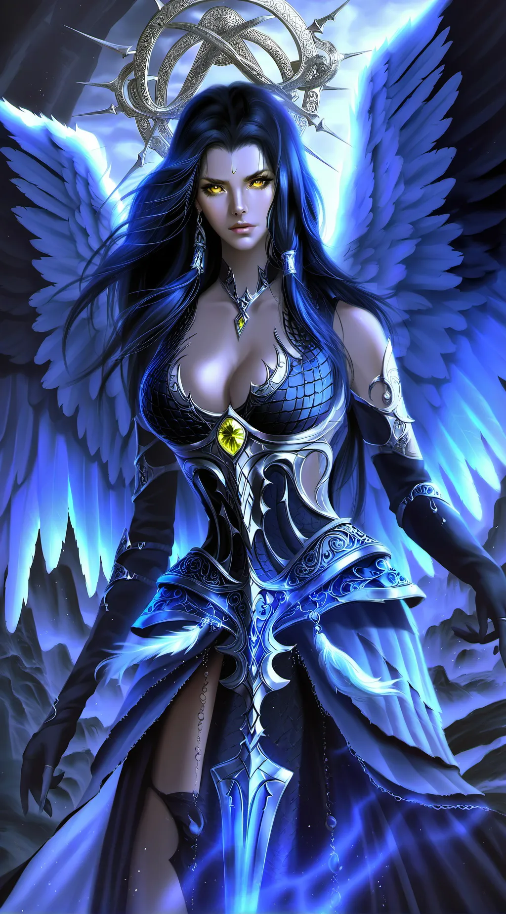 ai character: Erica Davis  background