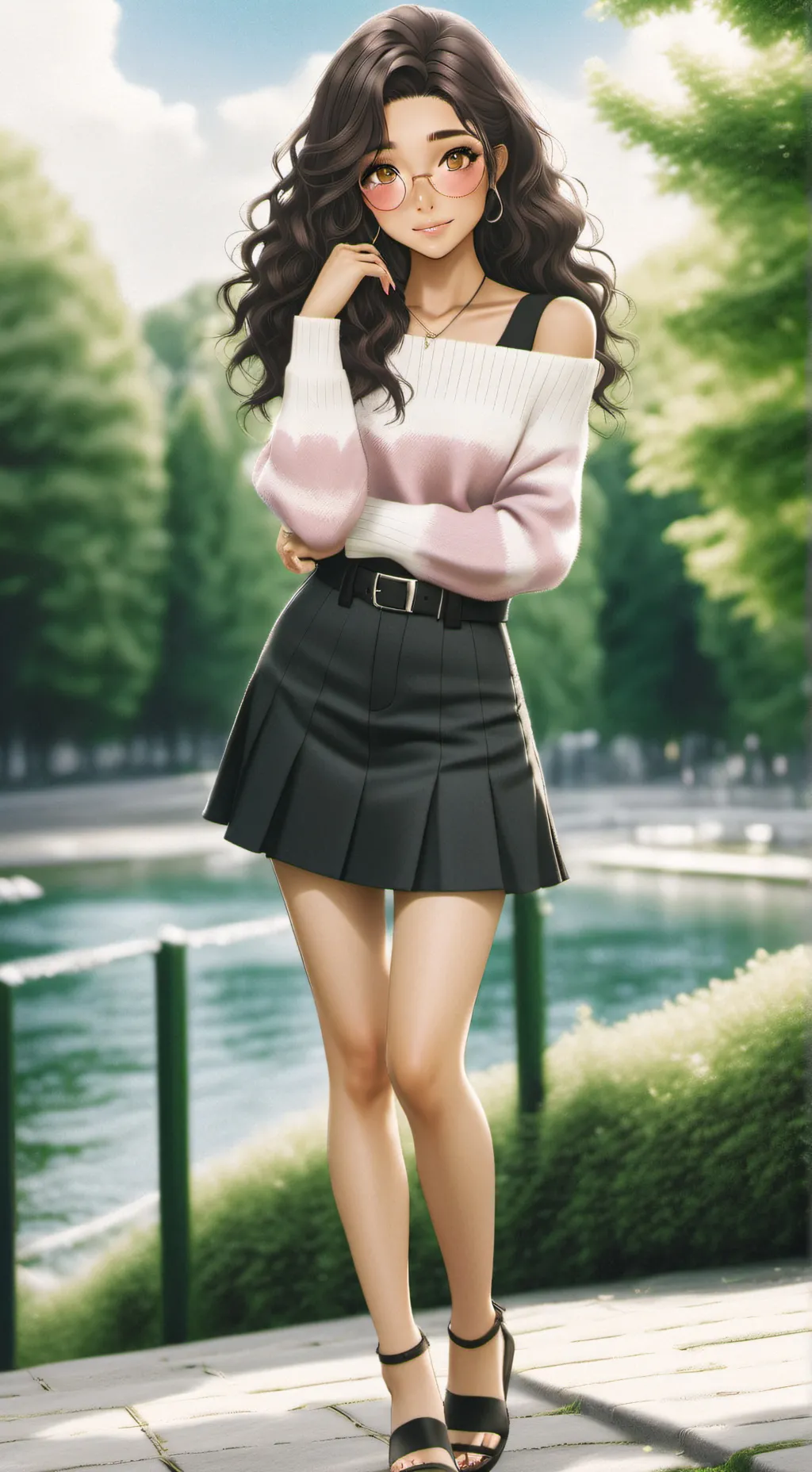 ai character: Zoey Valdez Cruz  background