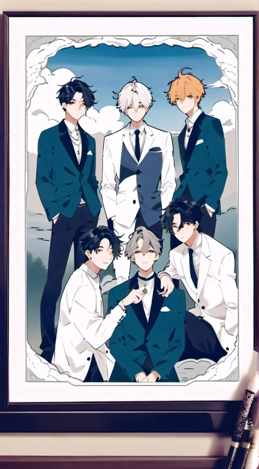 ai character: Saja boys background