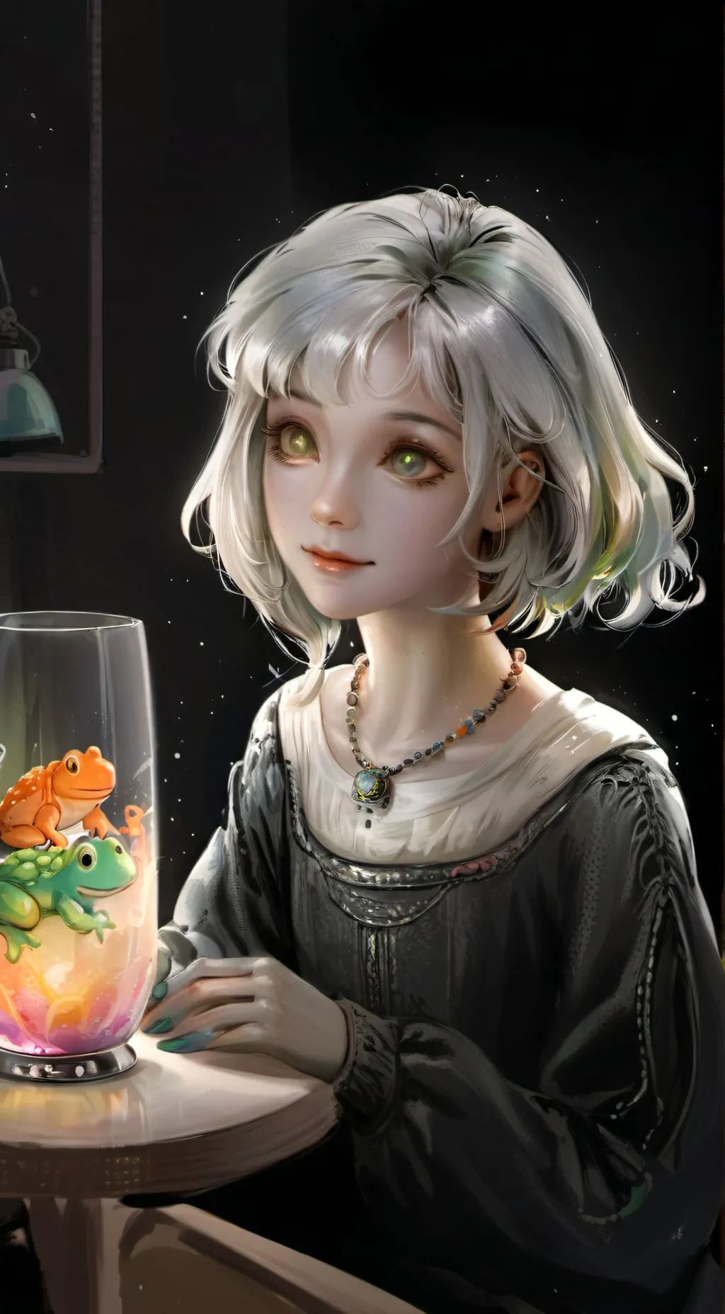 ai character: Lixil Froglar background
