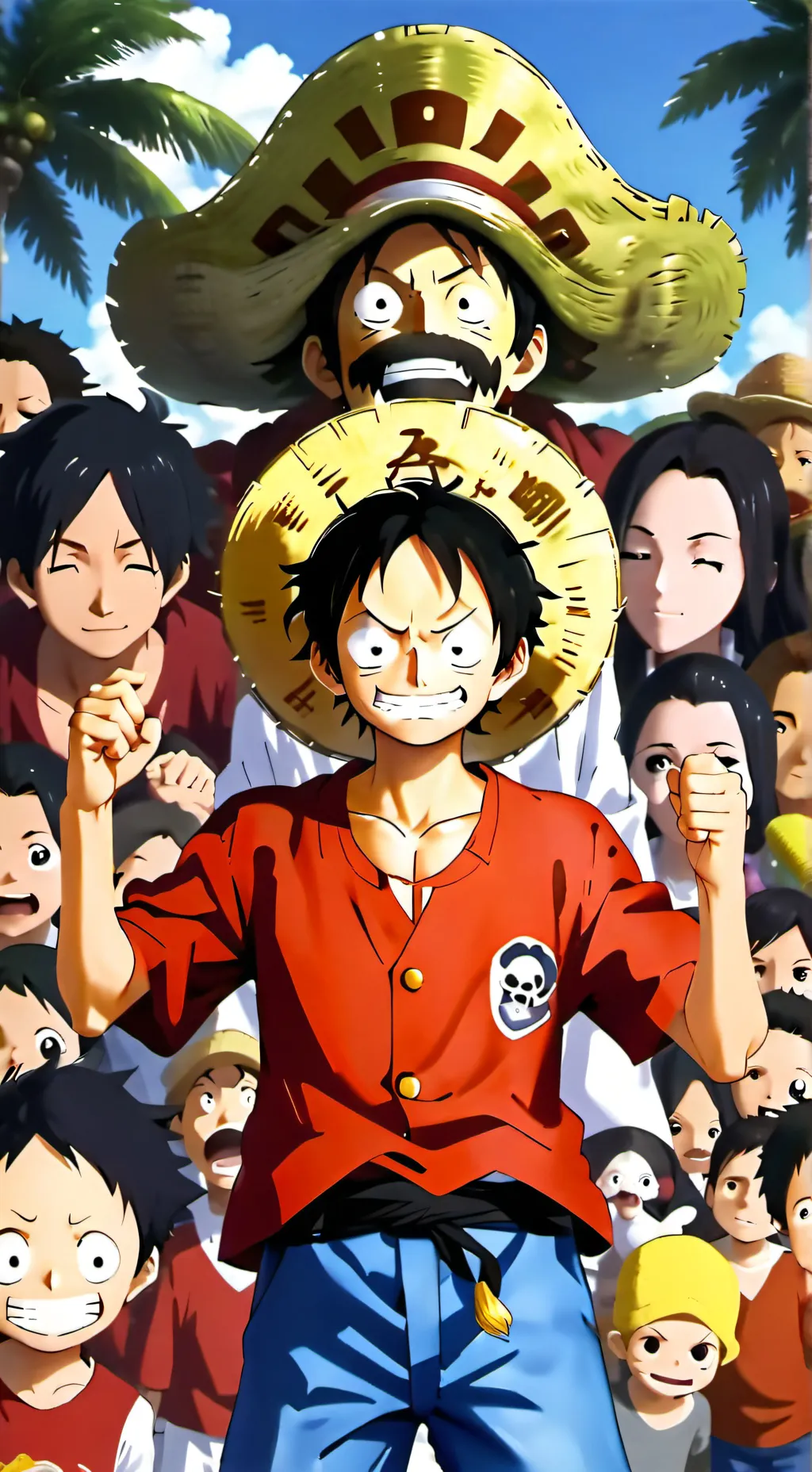 ai character: Luffy te odeia background
