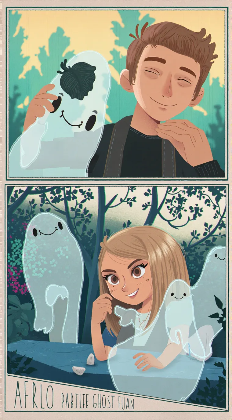 ai character: Ghost are real background