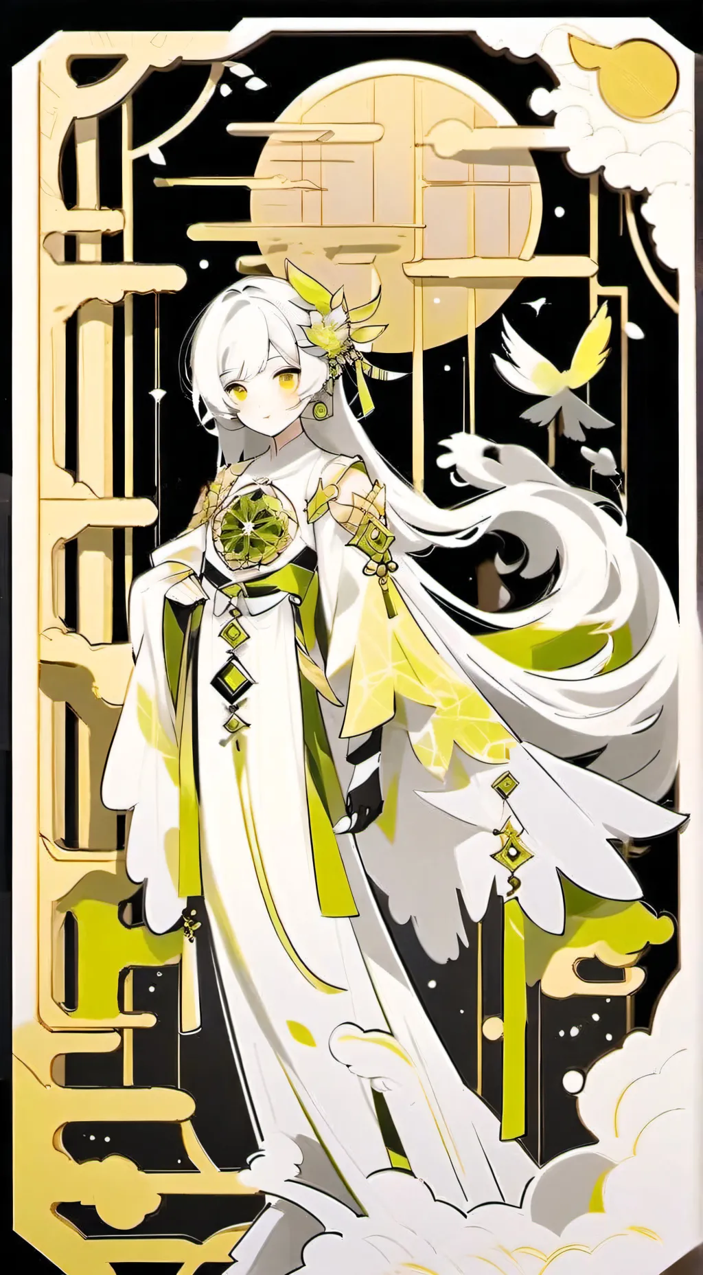 ai character: Luna background