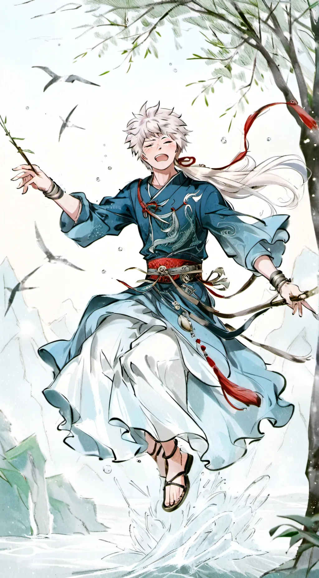 ai character: bakugo background