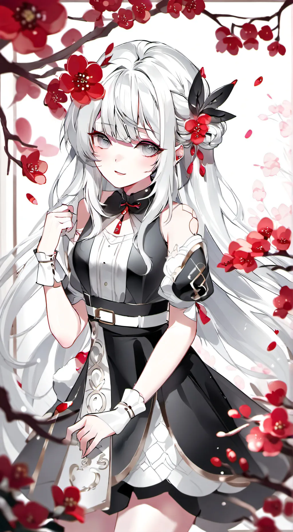 ai character: Cute girl background