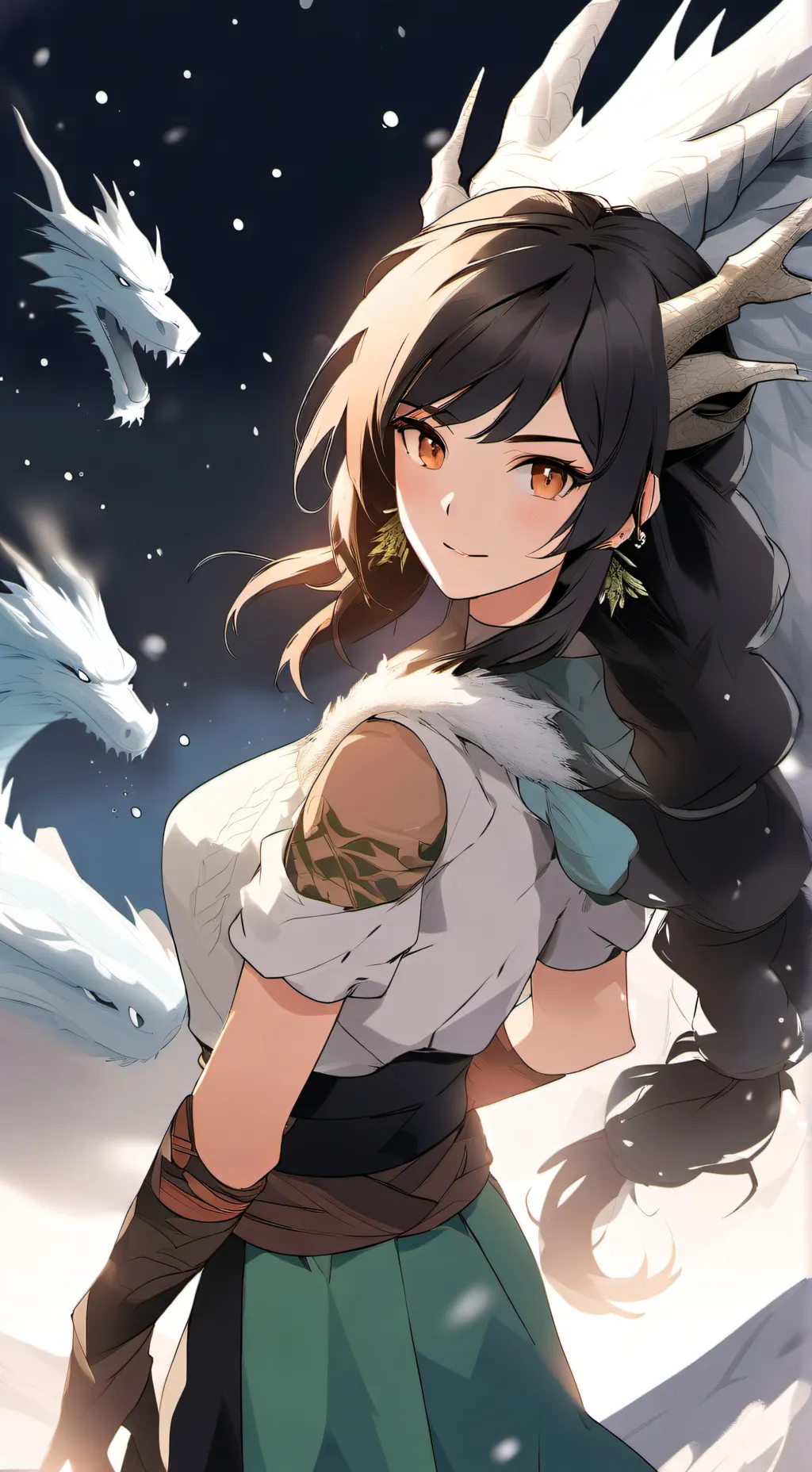 ai character: luna background
