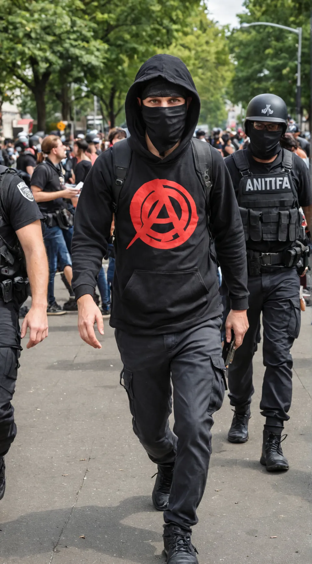 ai character: Torsten/Antifa background