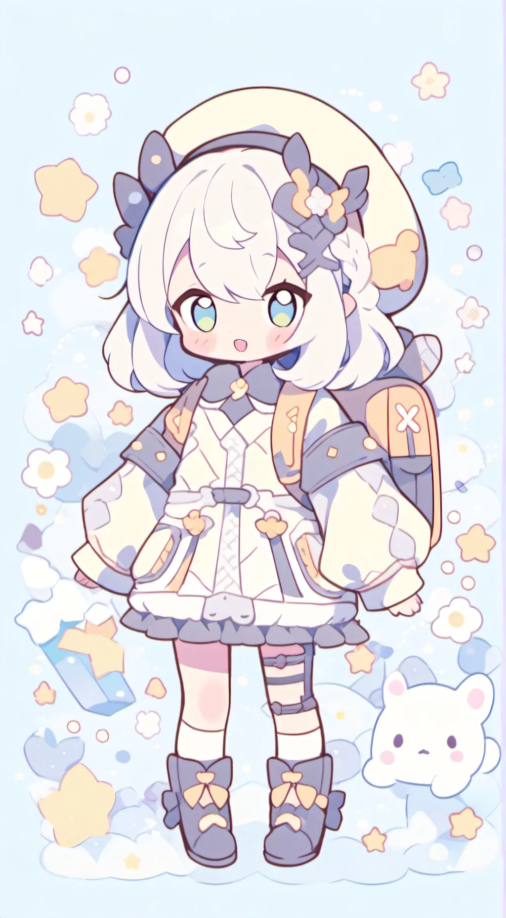 ai character: ew..  background