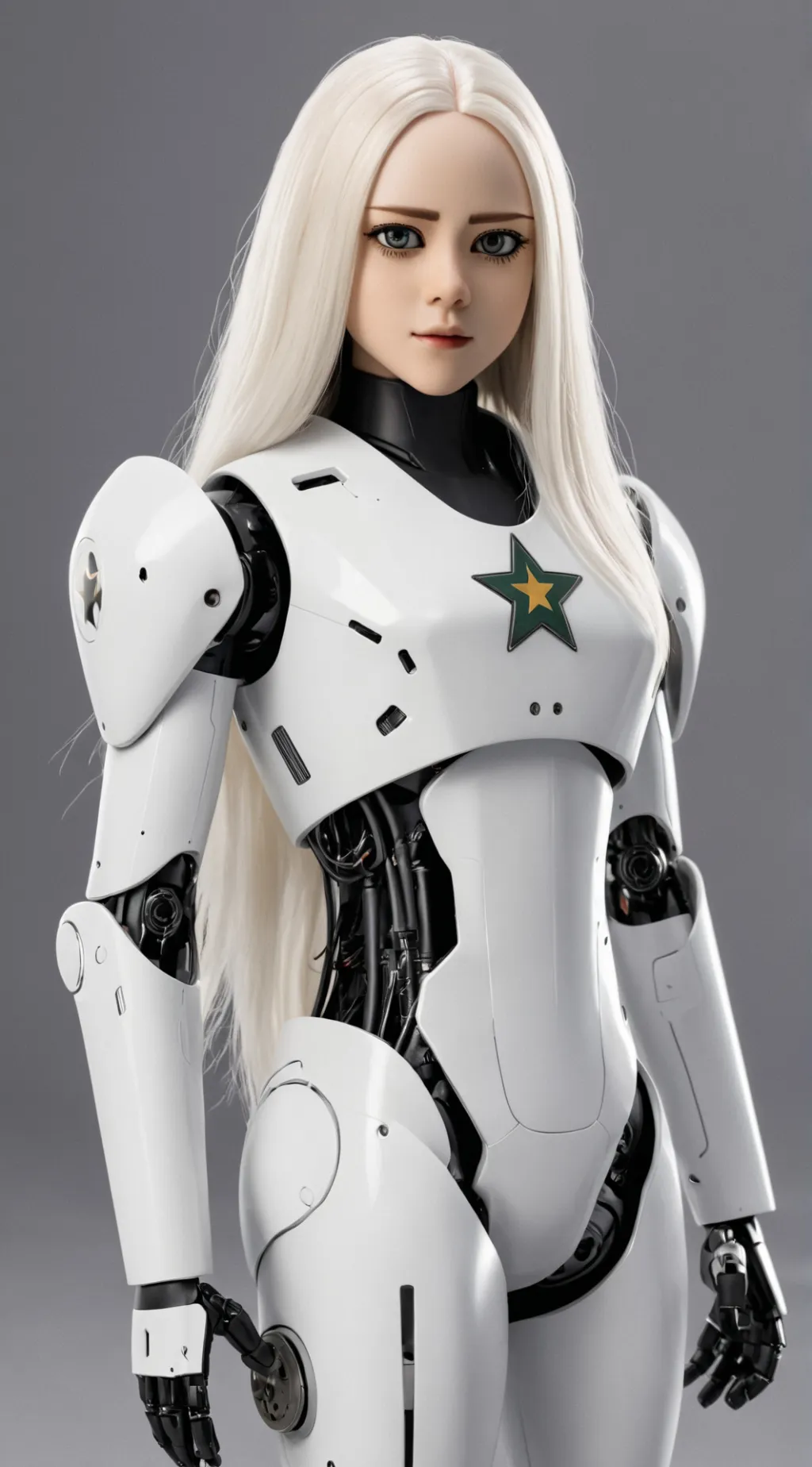 ai character: WHITE  background