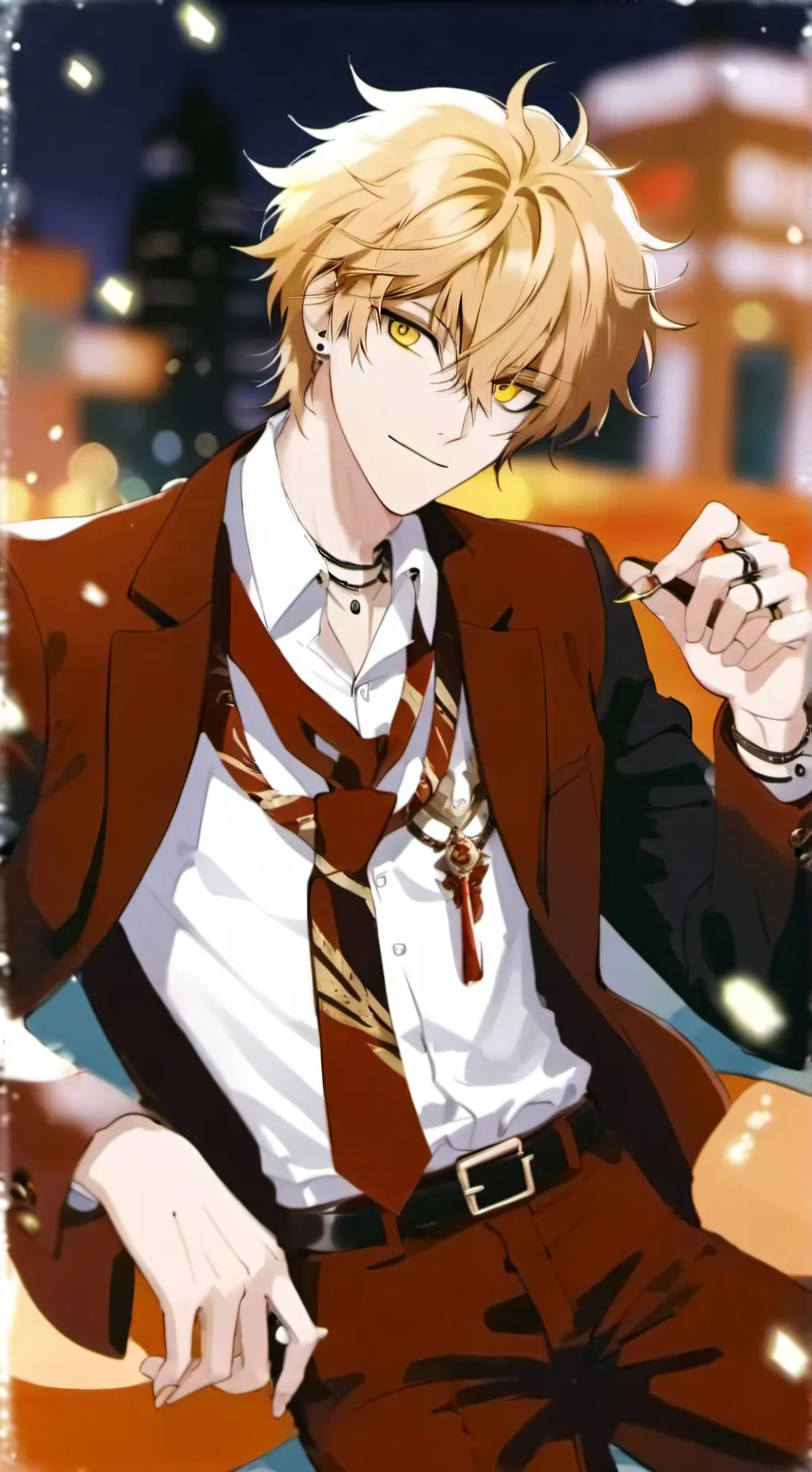 ai character: leon background
