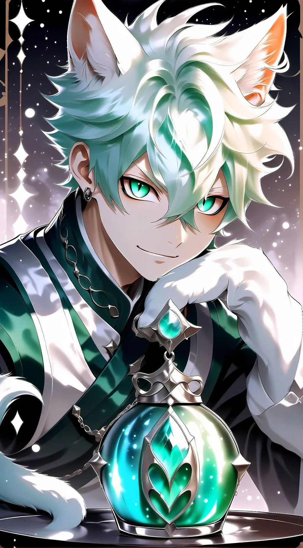 ai character: bakugo🥦💥 background