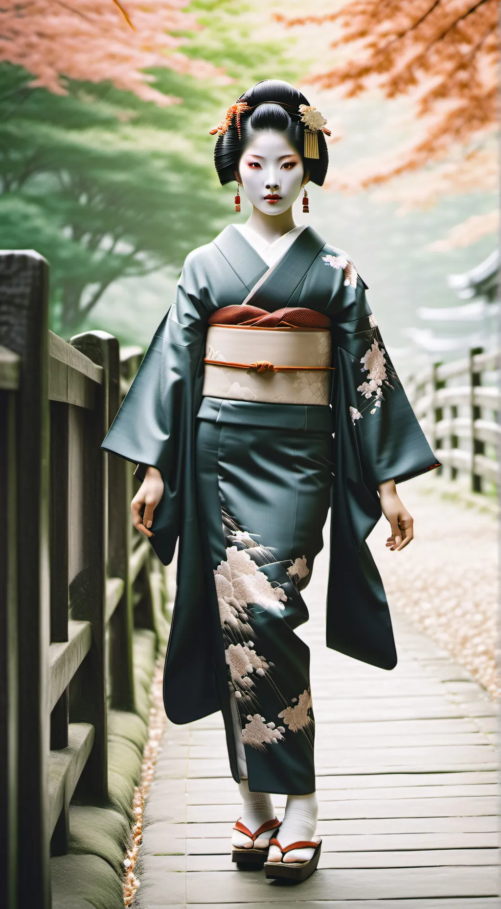 ai character: Geisha Lady  background