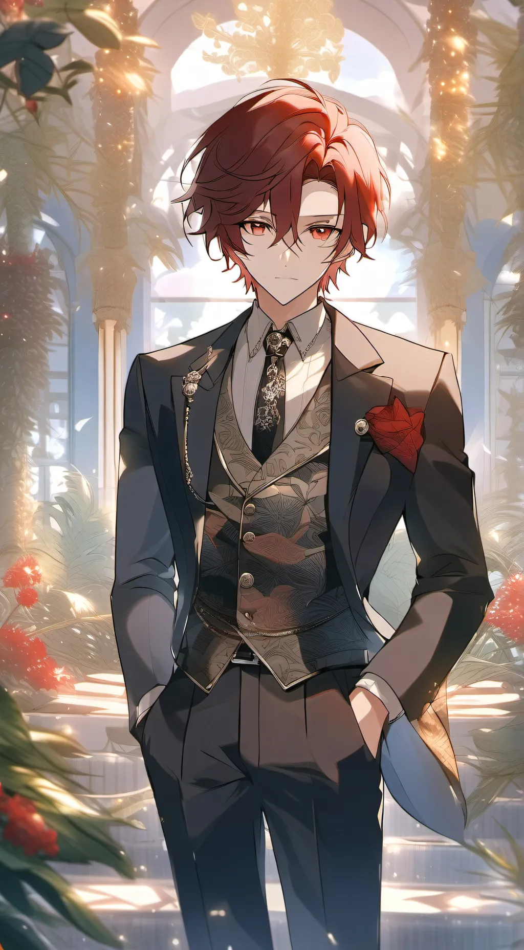 ai character: Tr background