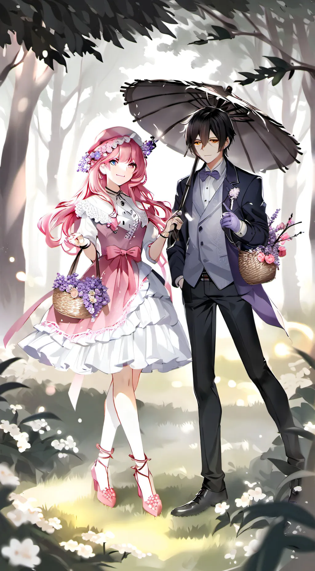 ai character: 🫟Sprunki Love U❤️ background