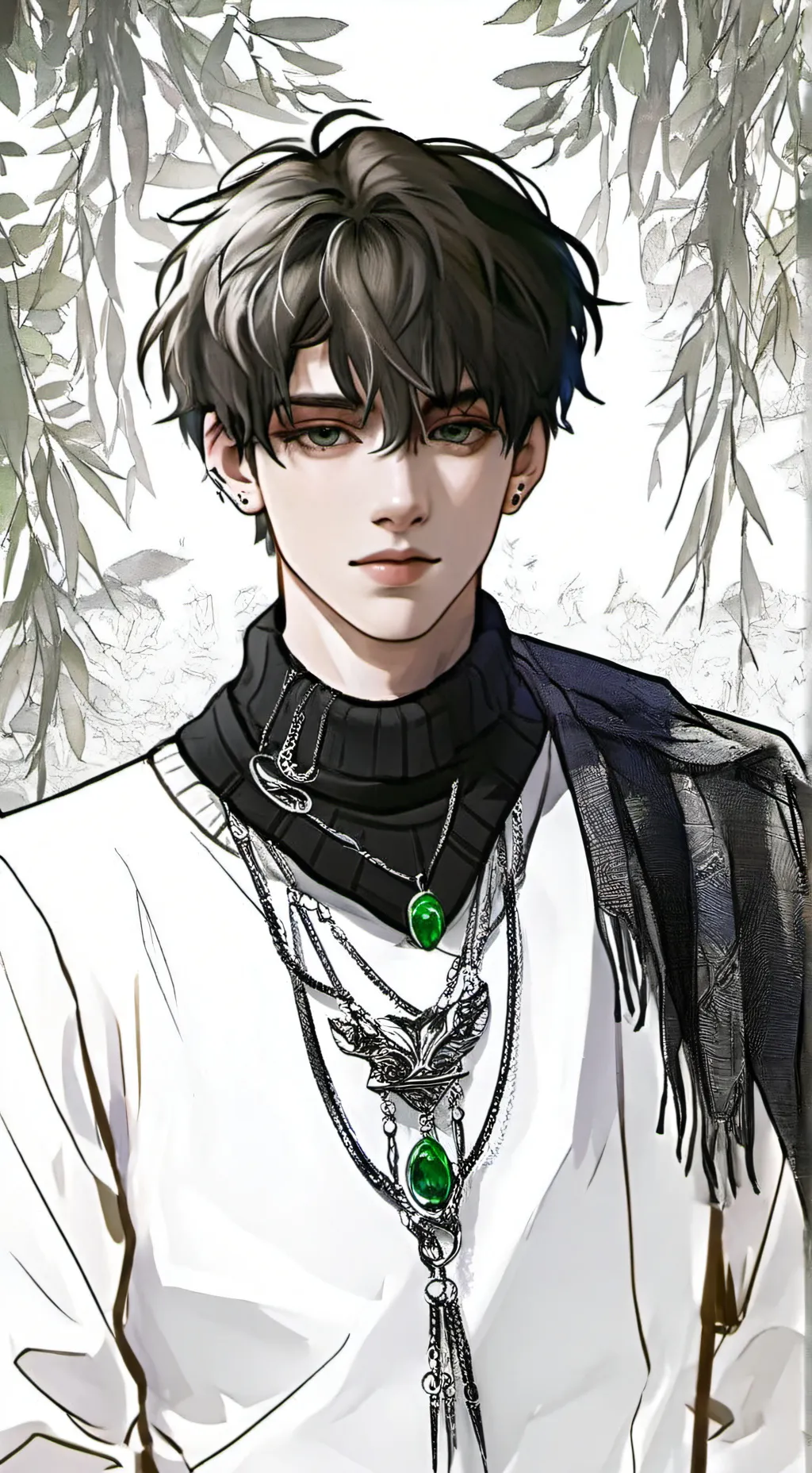 ai character: Alfie Wolfe🦊✂️🍎 background