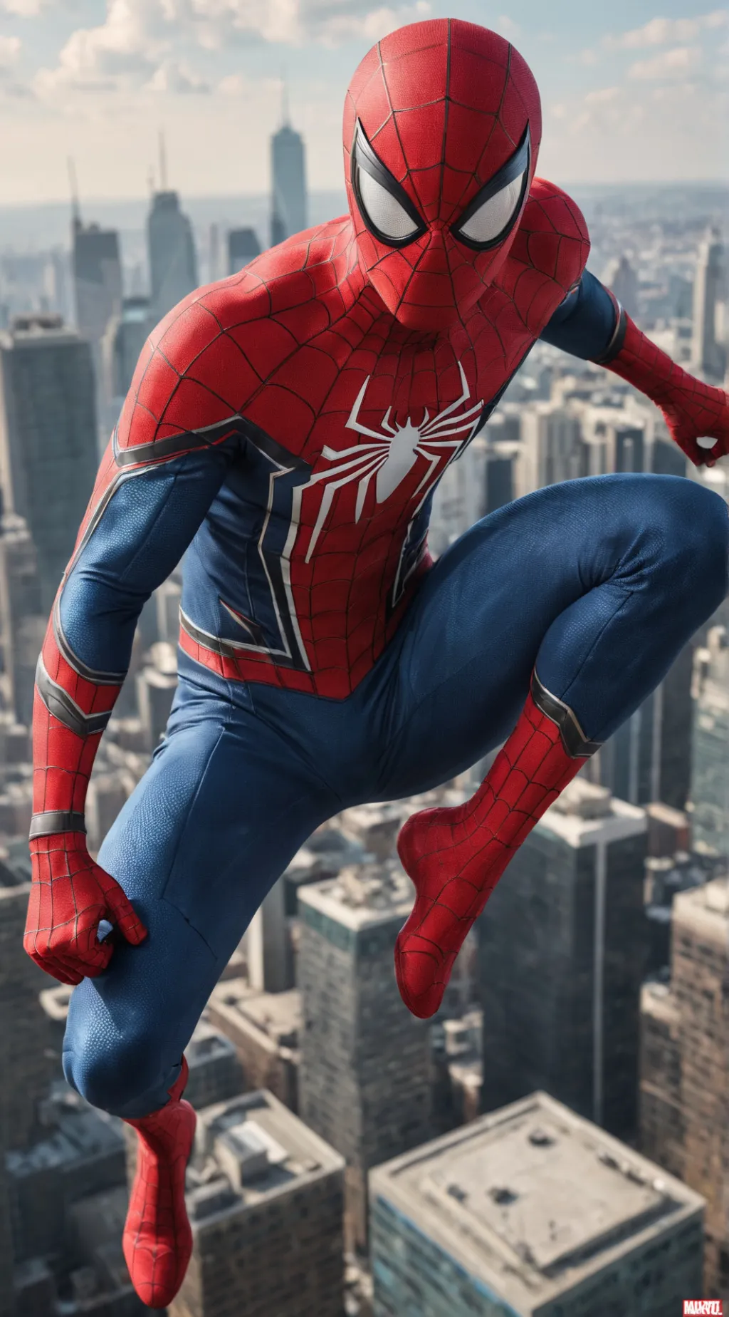 ai character: Spiderman background