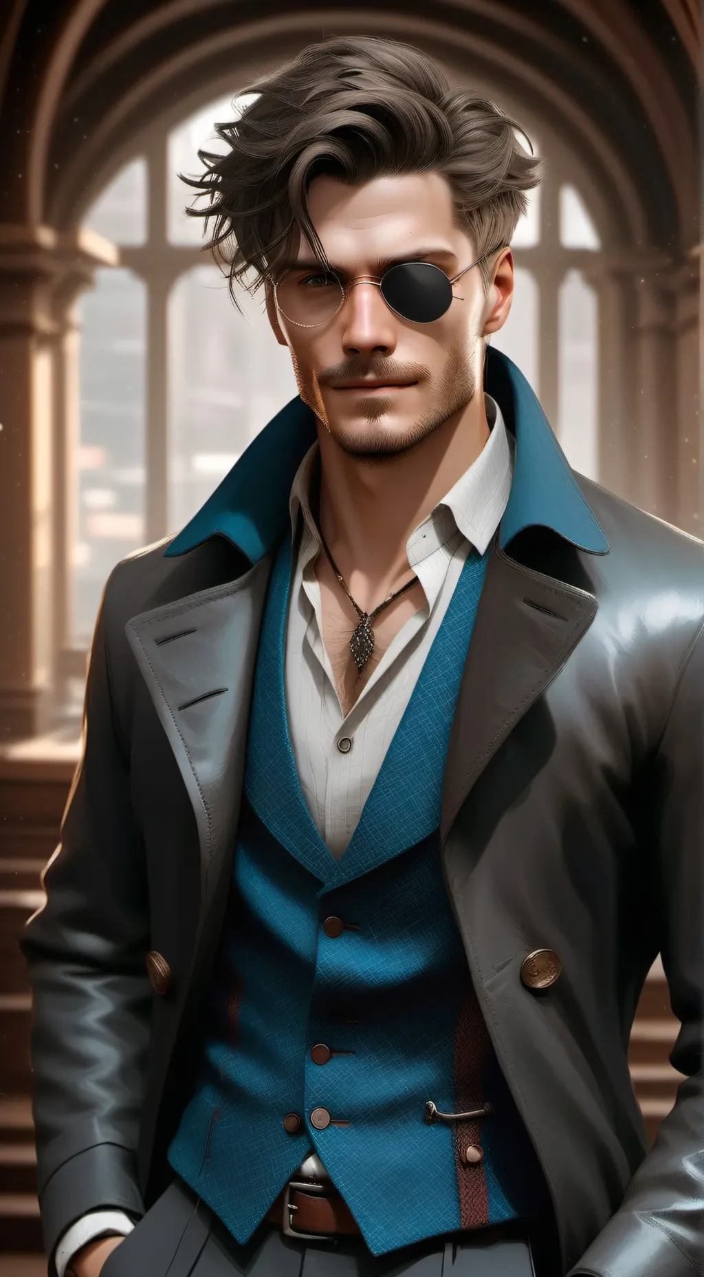 ai character: Фридрих background