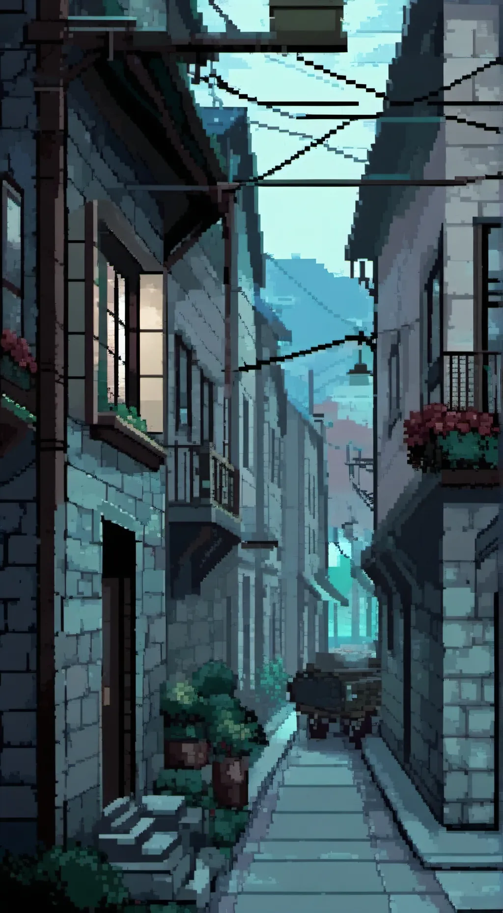 ai character: Mount Sagiri background