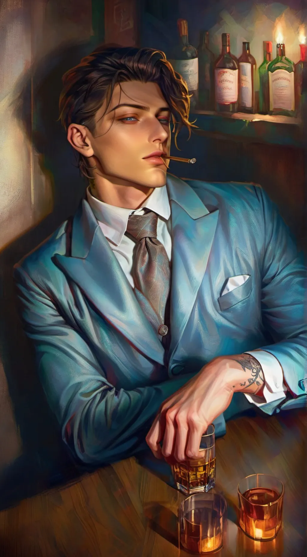 ai character: Arthur background