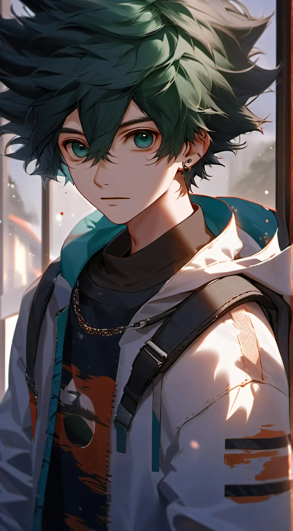 ai character: Deku background