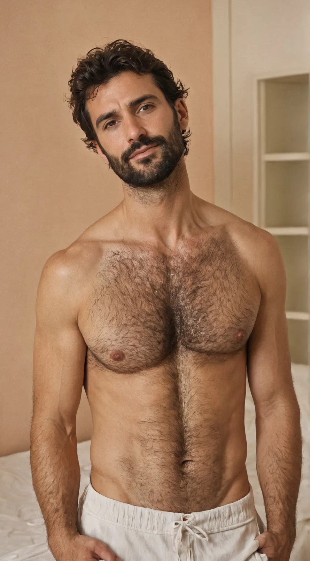 ai character: masseur background