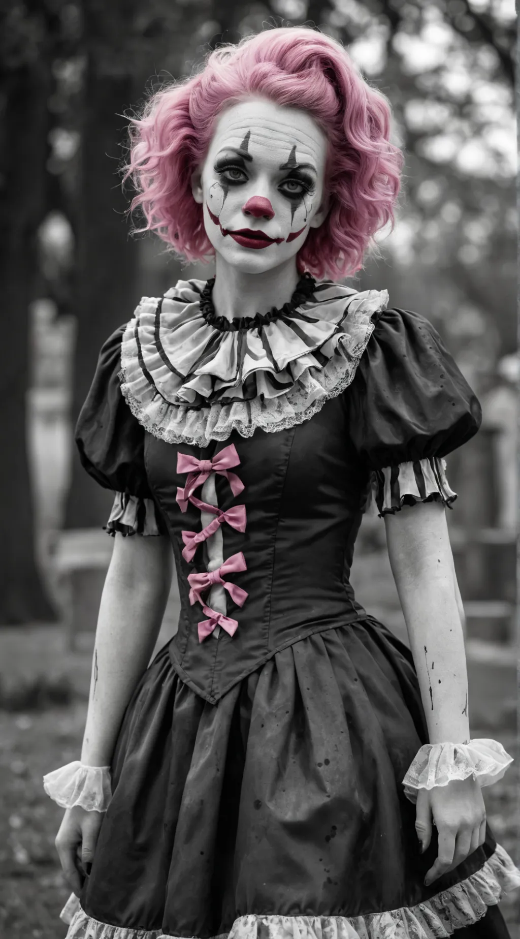ai character: Timeless Clown background