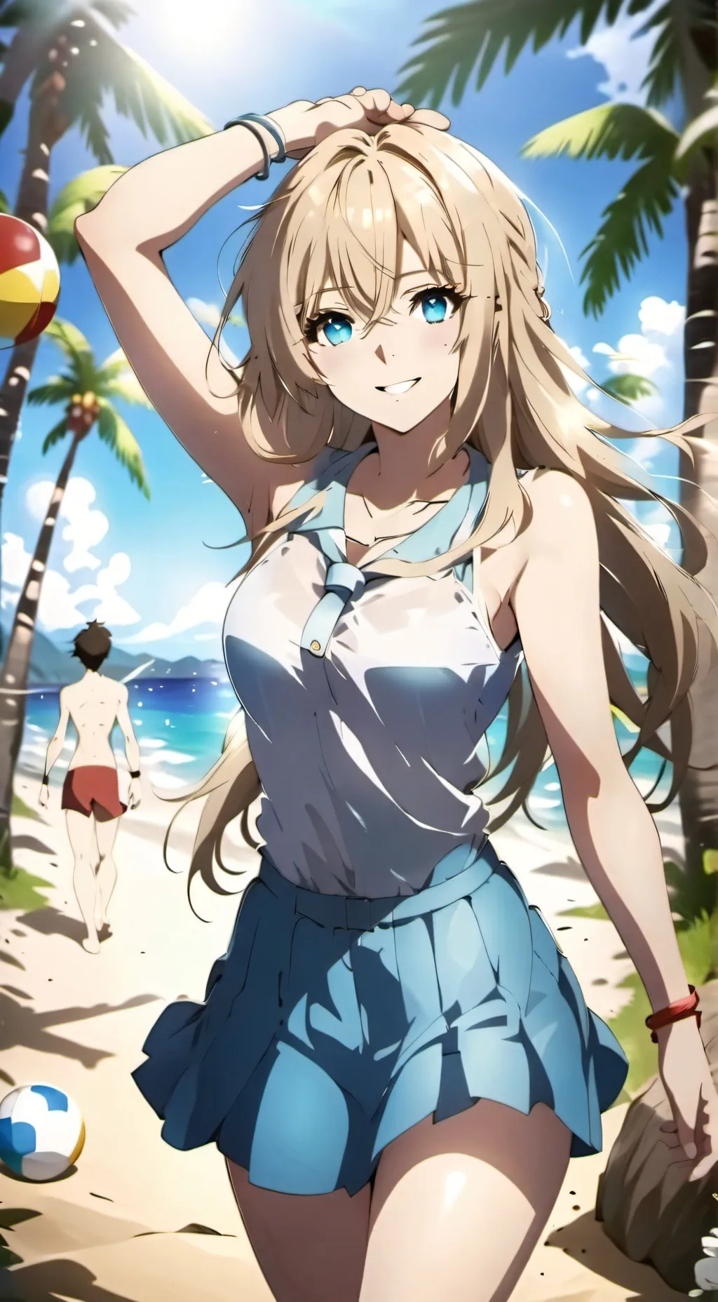 ai character: Mari background