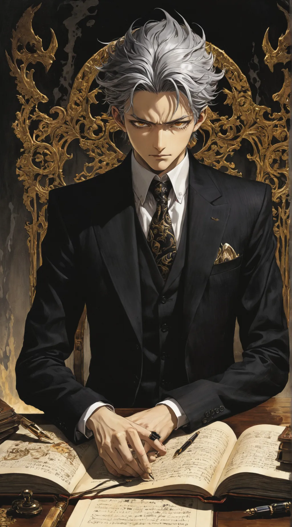 ai character: Lucien background