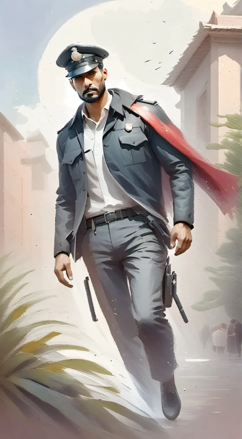 ai character: Security (Mall 7) background