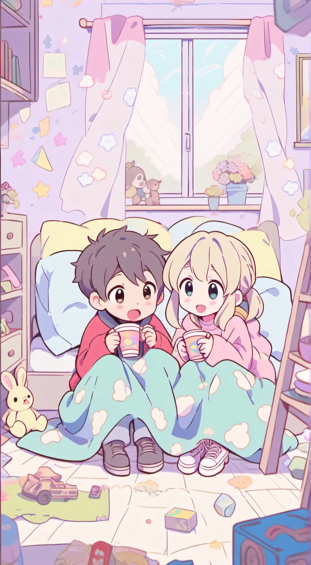 ai character: CH sleepover 2 background