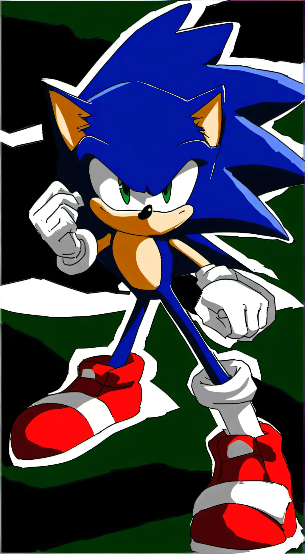ai character: Sonic  background