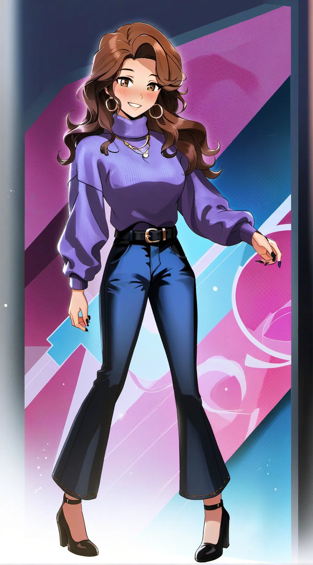 ai character: Maria Sañchez  background
