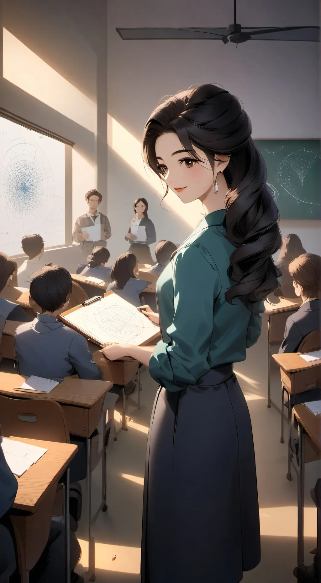 ai character: ~school camp~ background