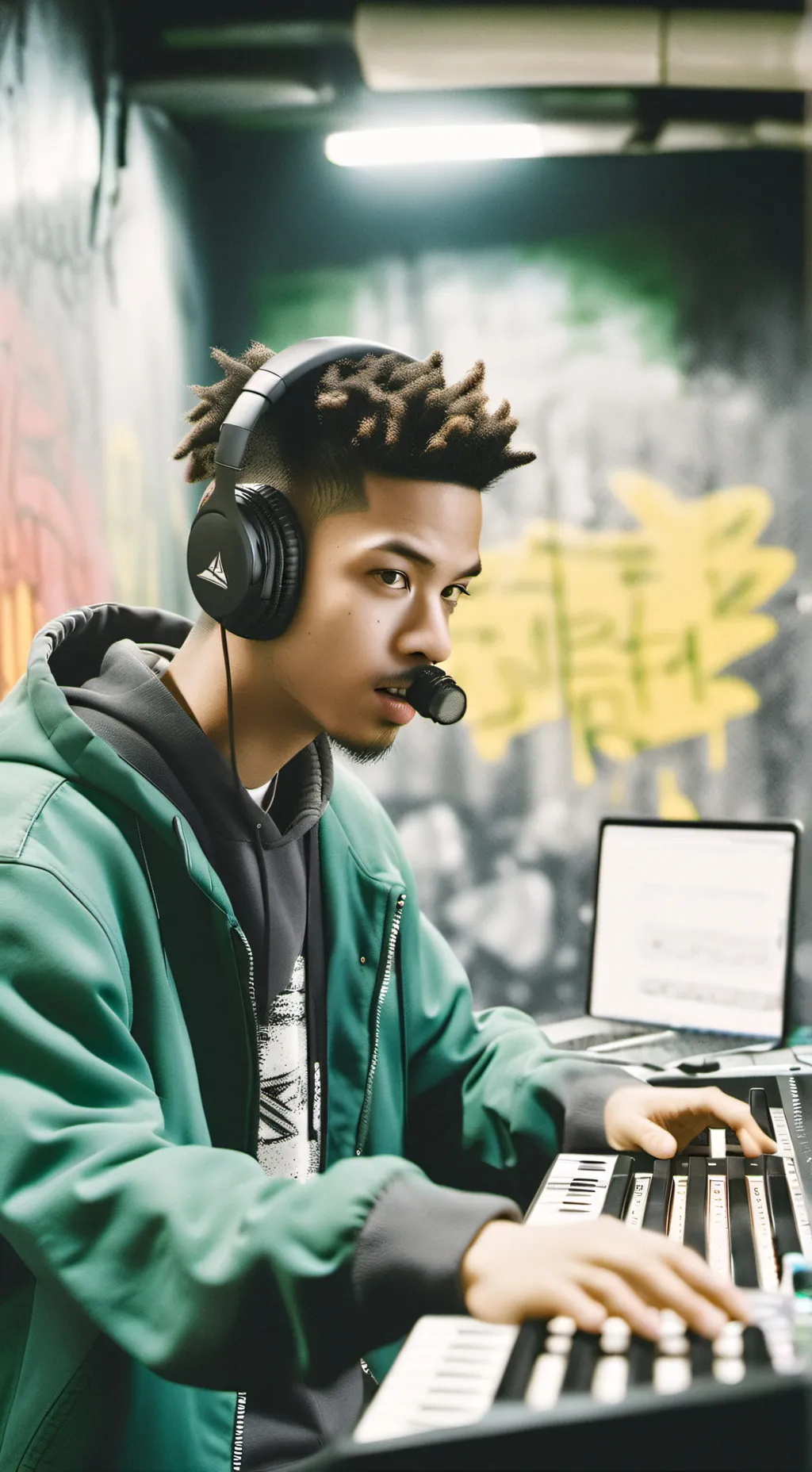 ai character: Beatbox Tycoon background