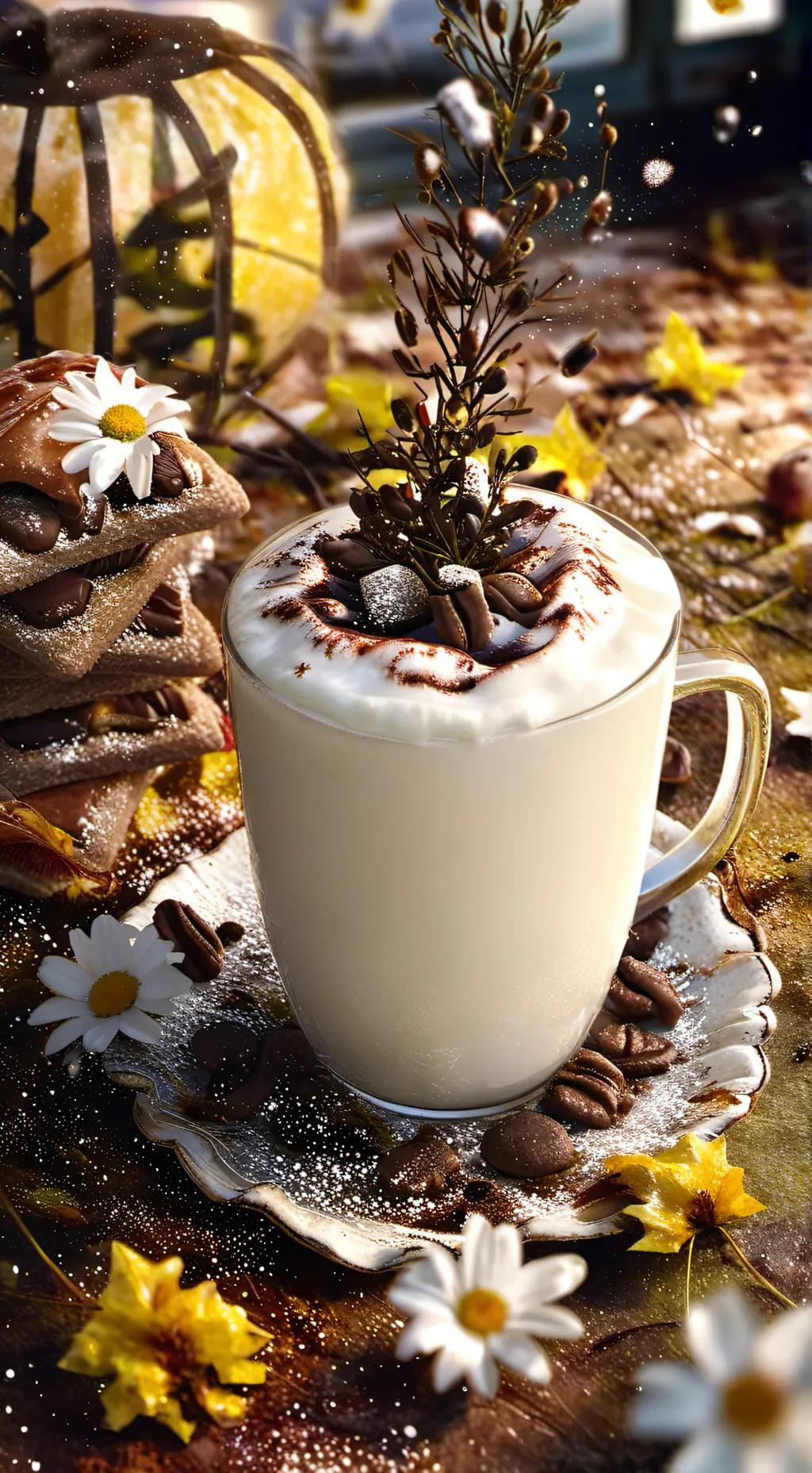 ai character: poop milk  background