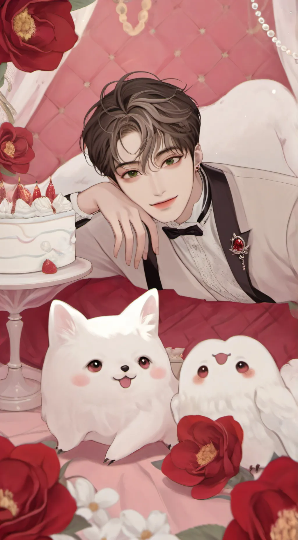 ai character: Jeonghan  background