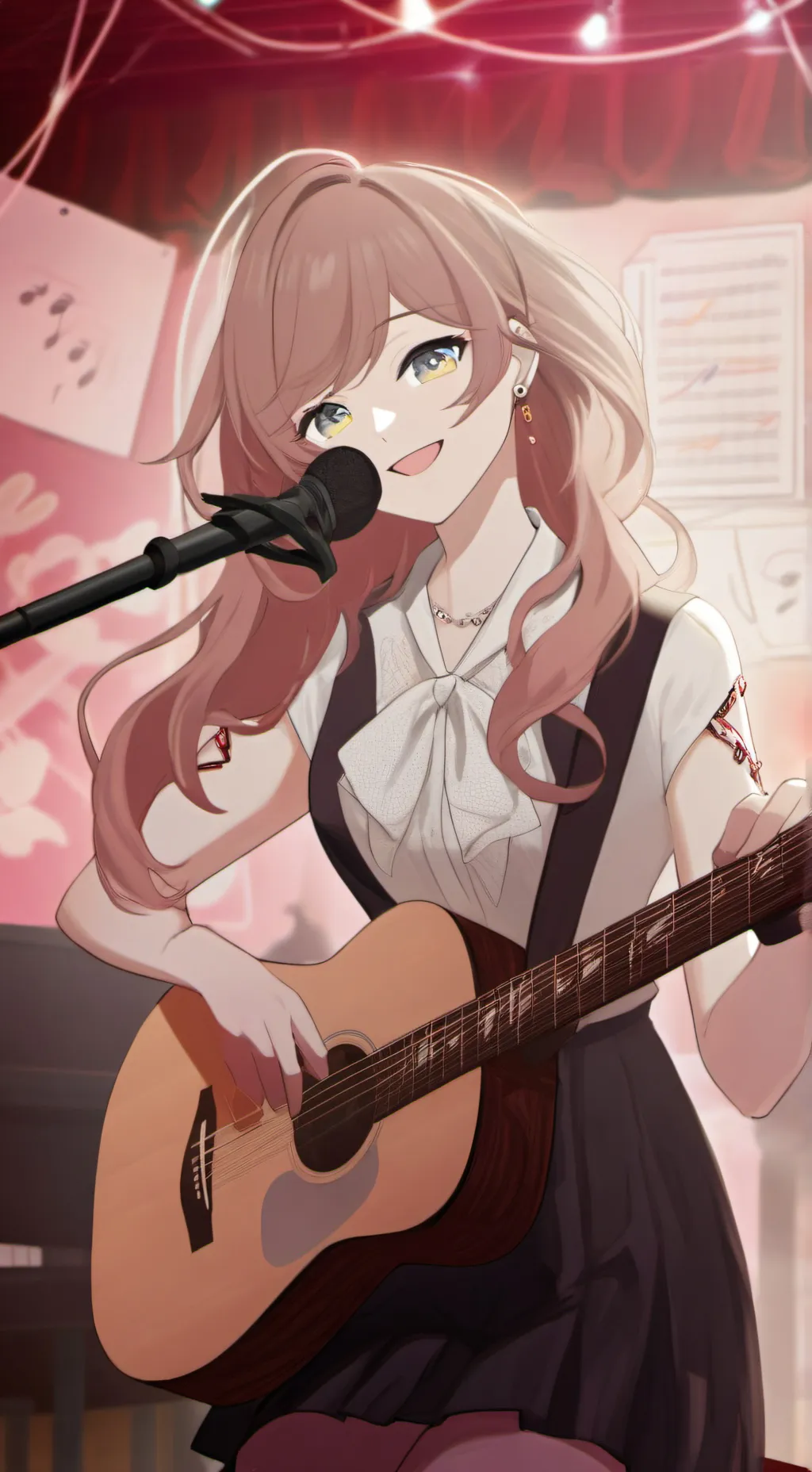 ai character: The Singing Sensation Tycoon background