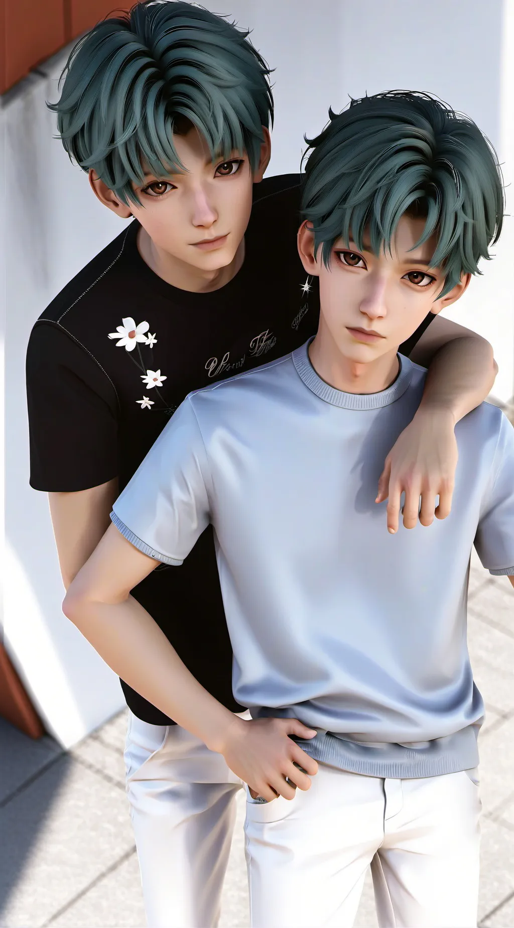 ai character: Leo and Lio background