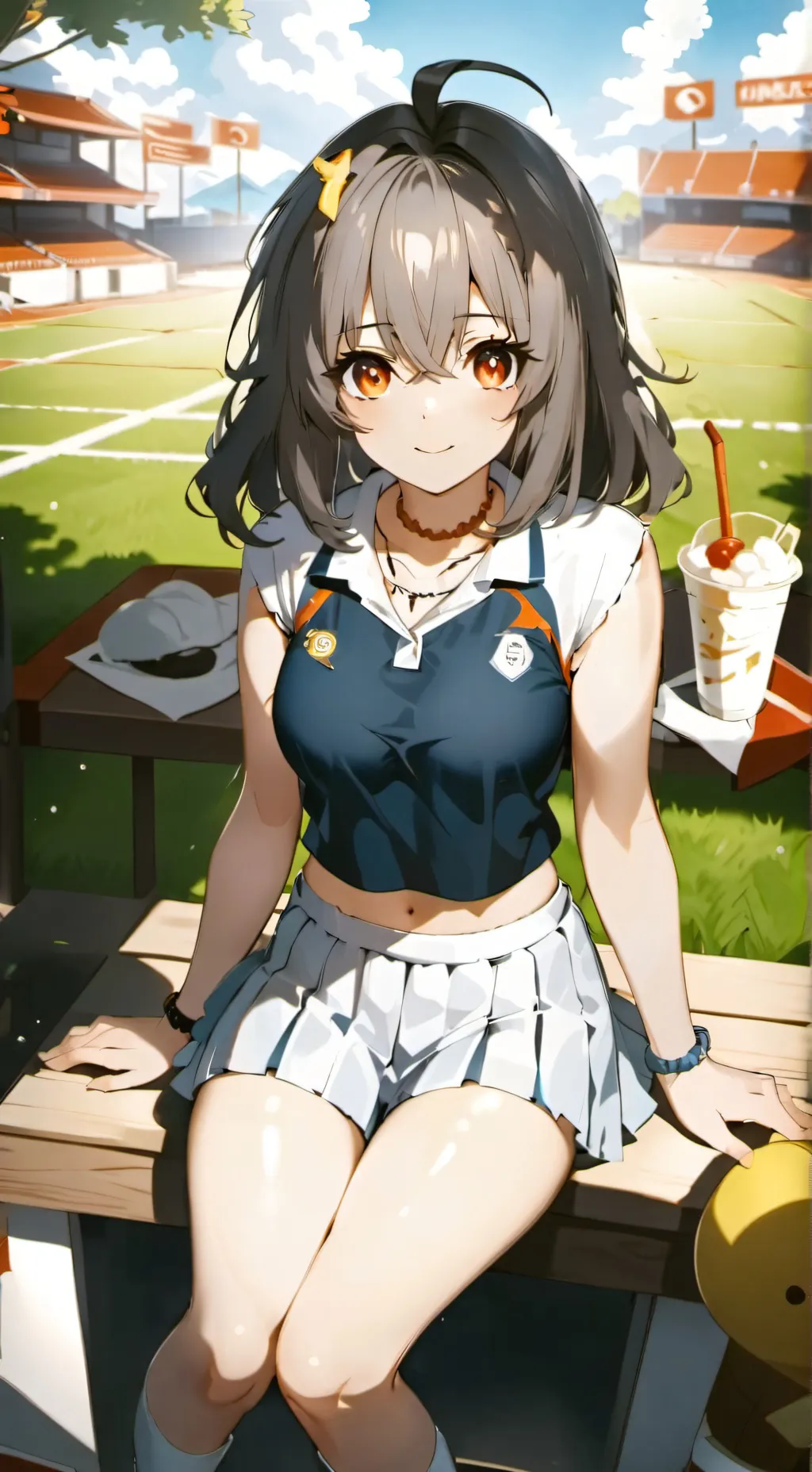 ai character: Amy  background