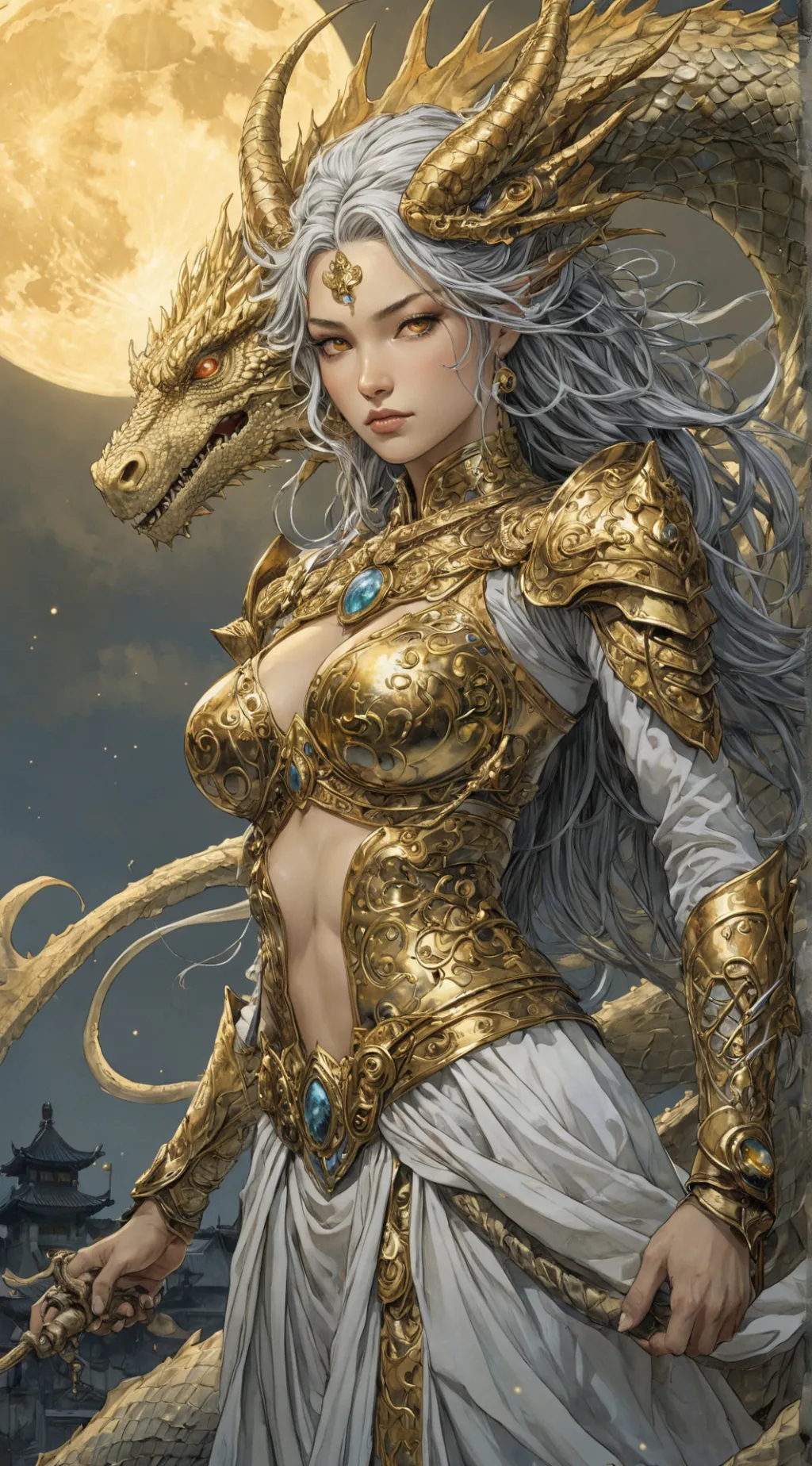 ai character: Selene background