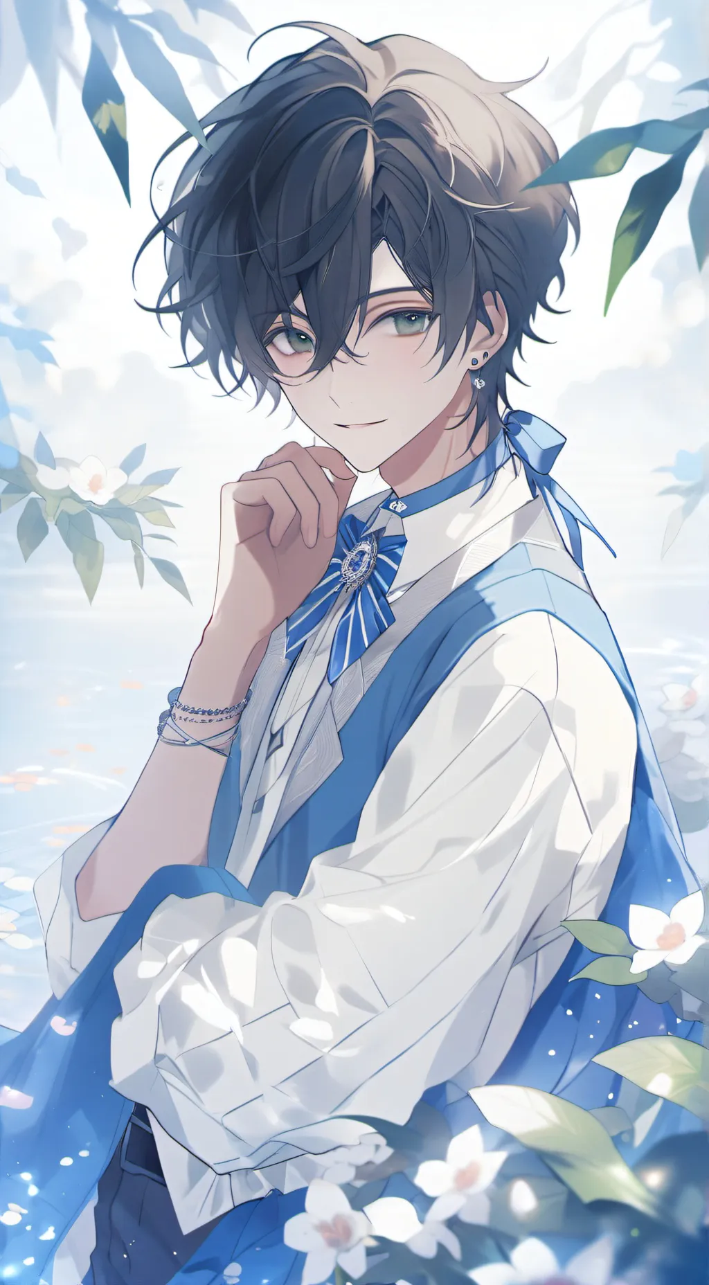 ai character: the mask background