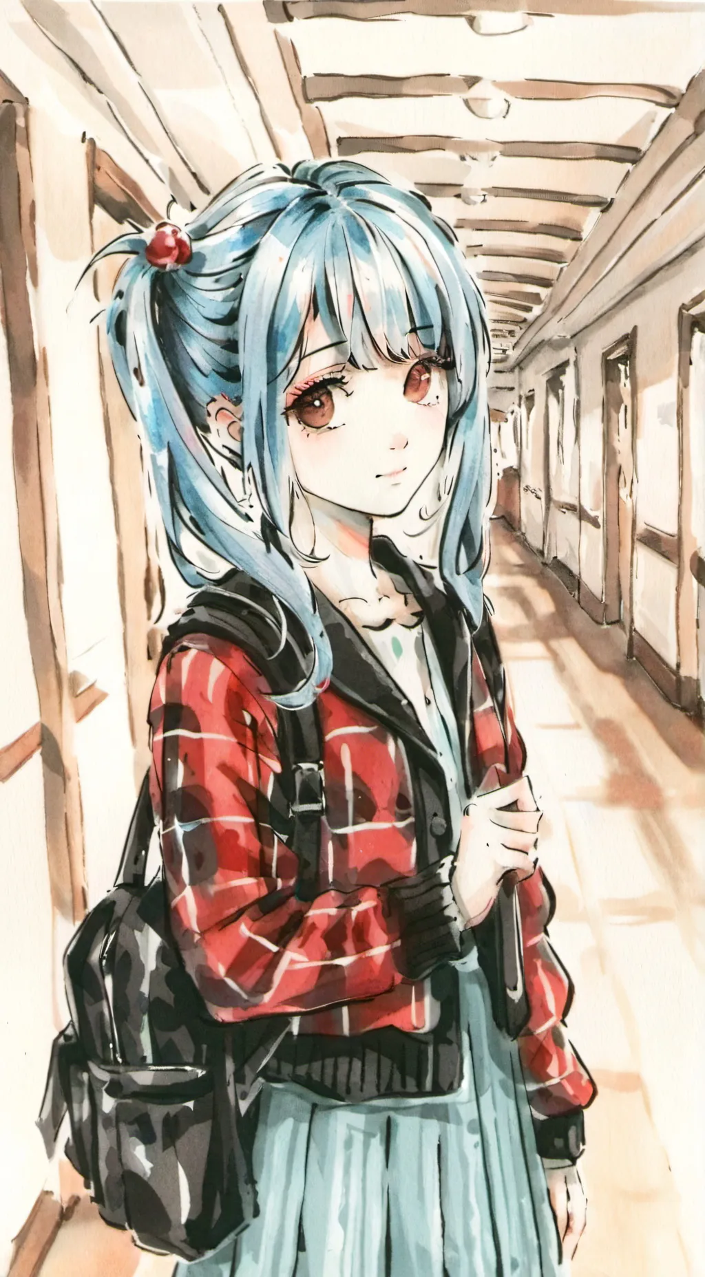 ai character: Heather  background
