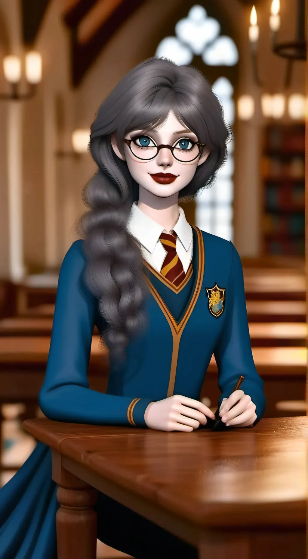 ai character: Clara  background