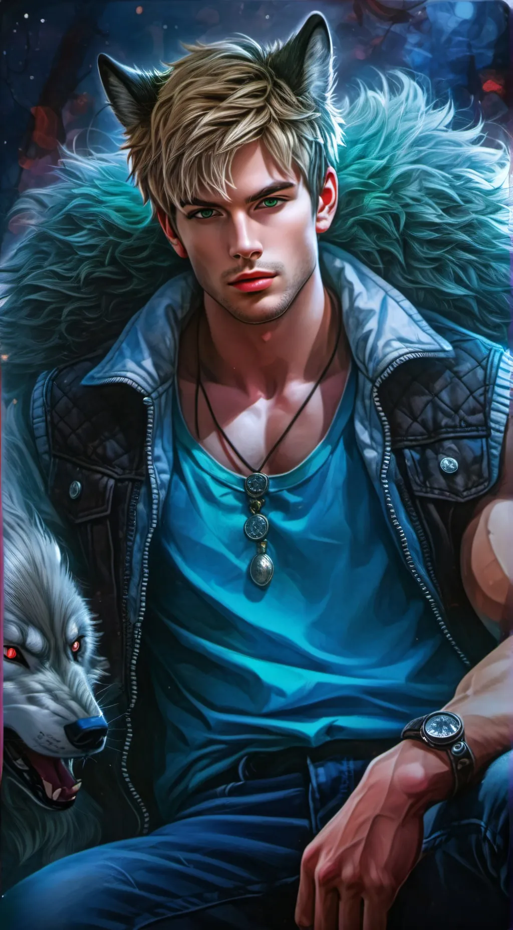 ai character: Luke Thomas  background